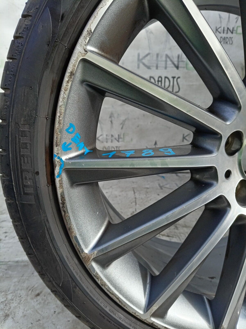 MERCEDES W205 AMG REAR ALLOY WHEEL RIM 19' 8,5Jx19H2 ET52 TYRE 255/35/19