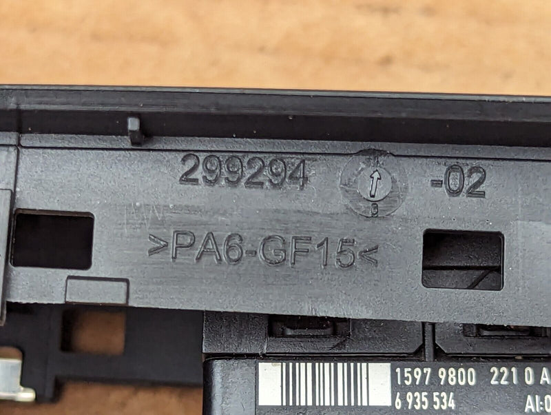 BMW X1 E84 09-15 REAR LEFT N/S ELECTRIC WINDOW CONTROL SWITCH PANEL 6935534