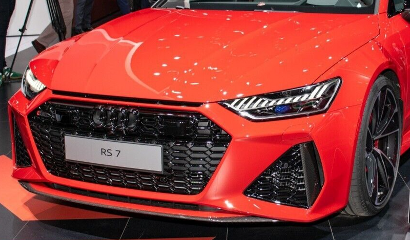 AUDI RS7 C8 2019- FRON BUMPER LEFT PASSENGER SIDE GRILL TRIM MOULDING 4K8807681D