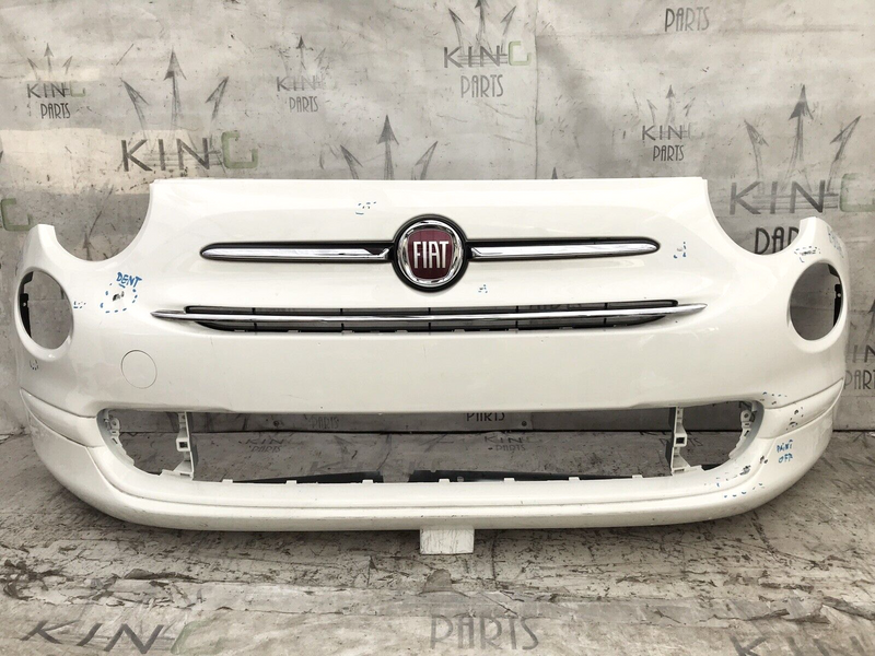 FIAT 500 POP FACELIFT 2015 FRONT BUMPER & BADGE LOGO CHROME STRIPE GRILLE