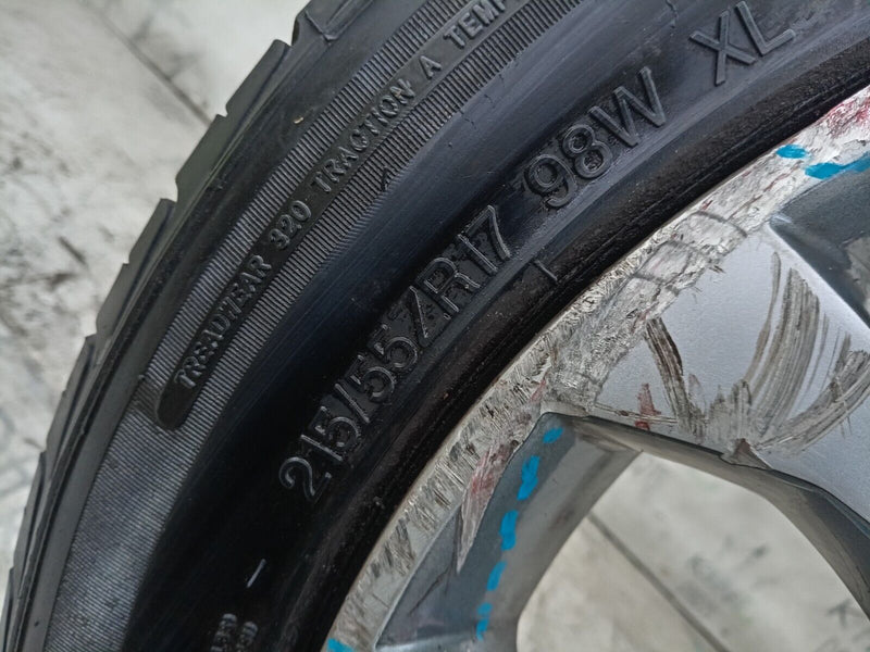 NISSAN JUKE F15 MK1 ALLOY WHEEL RIM 17" 7Jx17H2 ET47 & TYRE 215x55 R17