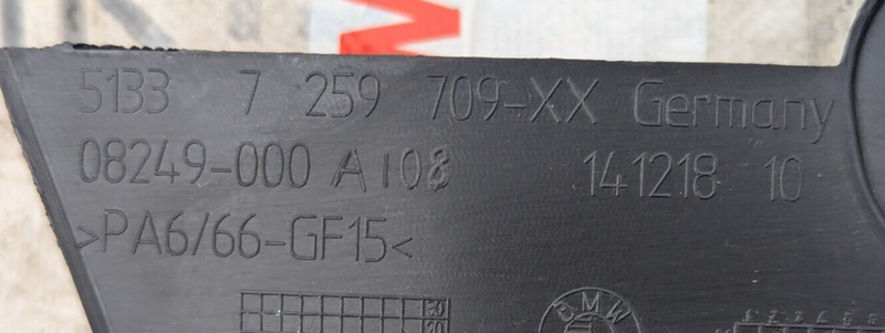 BMW 3 SERIES F30 2011-2019 LEFT N/S/R PASSENGER DOOR WINDOW FRAME TRIM 7259709