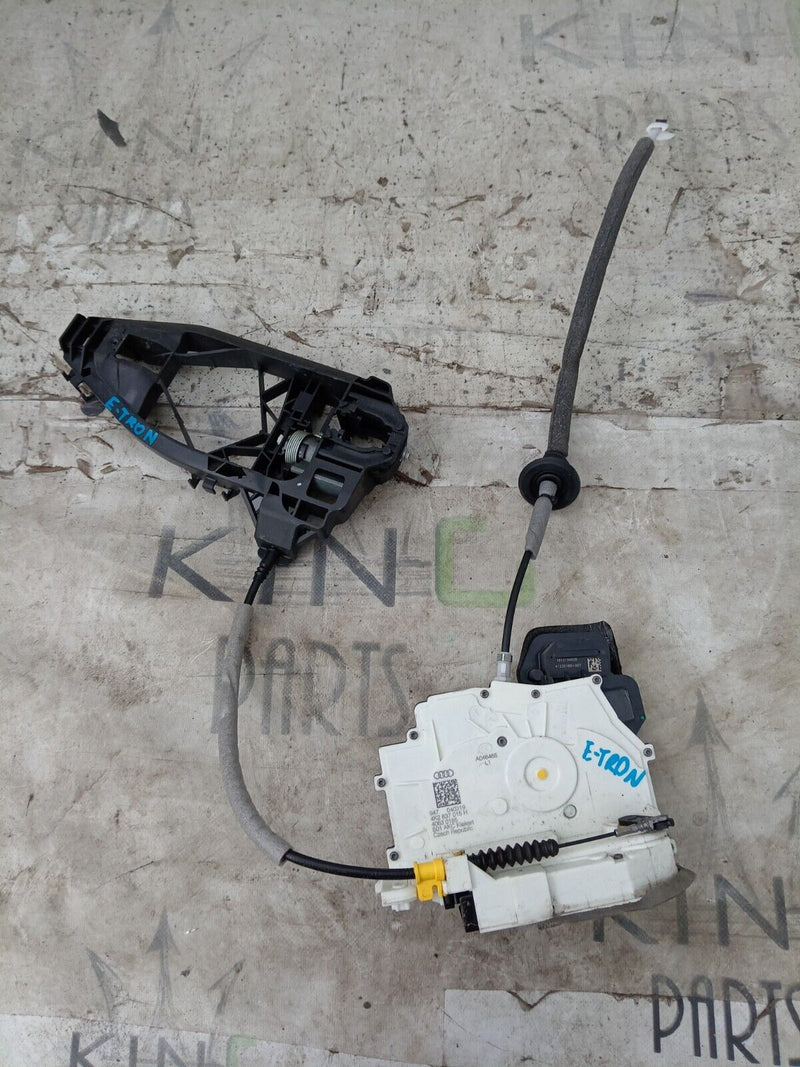 AUDI E-TRON 2018-ON FRONT LEFT N/S DOOR LOCK MECHANISM 4K2837015H GENUINE