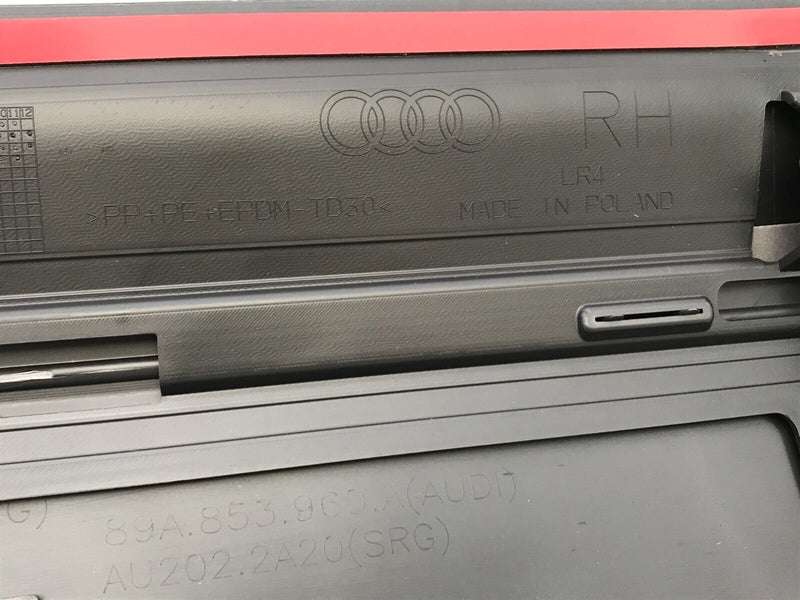 AUDI Q4 E-TRON *NEW FRONT DOOR TRIM MOULDING PANEL RIGHT SIDE 89A.853.960A
