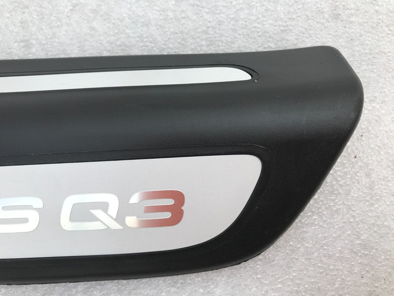 AUDI RS Q3 8U 11-18 REAR DOOR LEFT SIDE STEP PLATE SILL TRIM COVER 8U0.853.375D