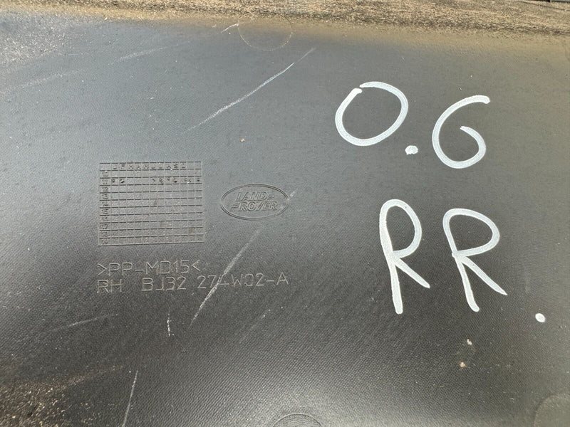 RANGE ROVER EVOQUE L538 11-18 REAR RIGHT O/S DOOR CARD PANEL BJ32-274W02-A