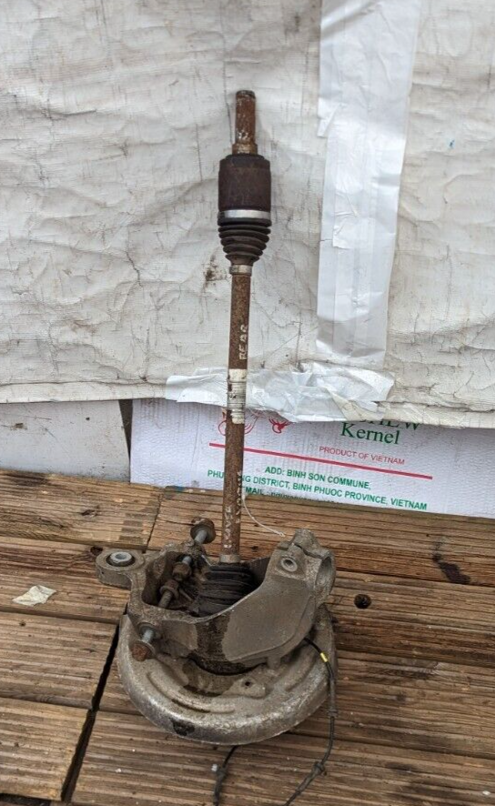 RANGE ROVER EVOQUE L538 11-15 REAR LEFT N/S DRIVESHAFT & KNUCKLE BRAKE DISC