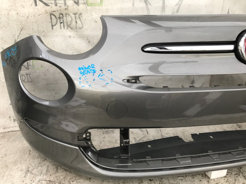 FIAT 500 LOUNGE FACELIFT 2015-23 FRONT BUMPER & TOP BADGE LOGO 735619491
