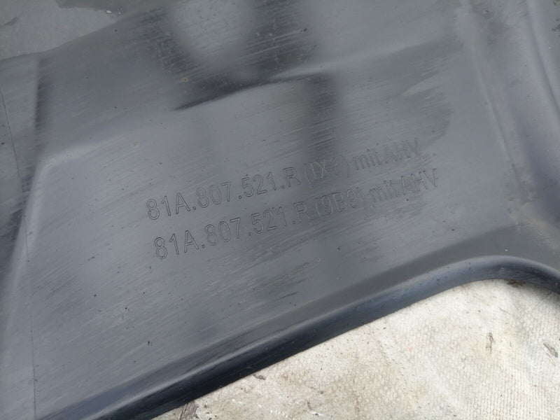 AUDI Q2 FACELIFT 2020-ON GENUINE REAR BUMPER DIFFUSER VALANCE 81A807521S