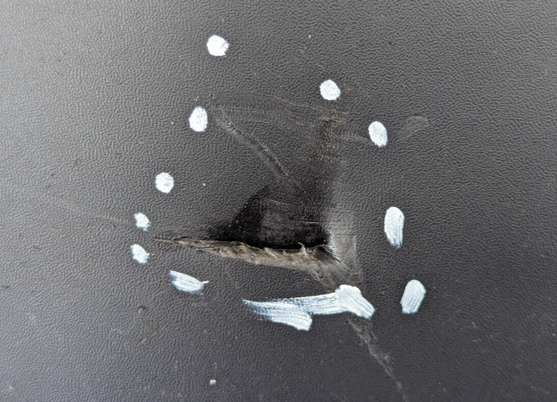 RANGE ROVER EVOQUE L538 11-15 FRONT RIGHT O/S FENDER WING LOWER MOLDING TRIM