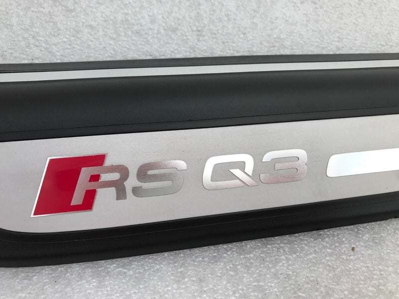 AUDI RS Q3 8U 11-18 REAR DOOR RIGHT SIDE STEP PLATE SILL TRIM COVER 8U0.853.376D