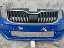 SKODA OCTAVIA III MK3 2013-2016 BLUE FRONT BUMPER GENUINE 5E0807221N