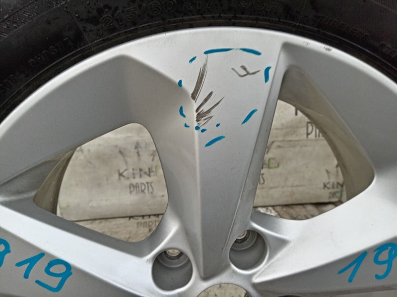 NISSAN QASHQAI J10 J11 ALLOY WHEEL RIM 17" 17x7J ET40 TYRE 215x60 R17