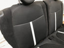 FIAT 500 ABARTH BLACK LEATHER COMPLETE SEATS SET FRONT AND REAR SEAT & CARD DOOR