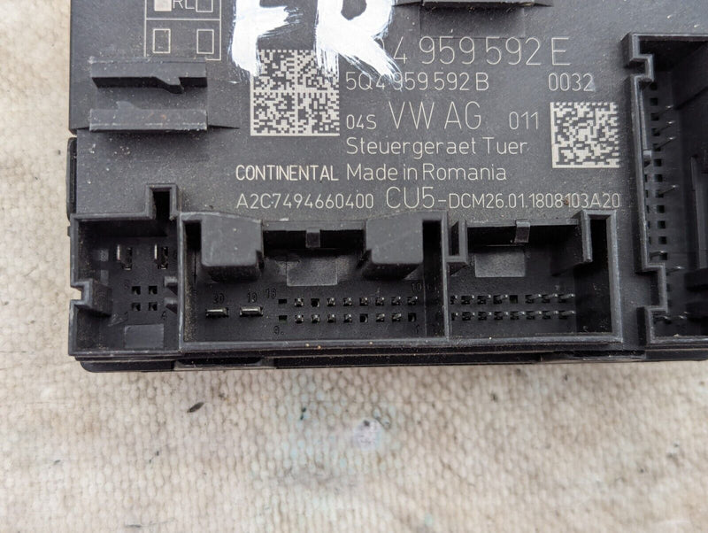 SKODA KAROQ NU7 2017-2021 FRONT LEFT N/S DOOR CONTROL MODULE 5Q4959592E GENUINE