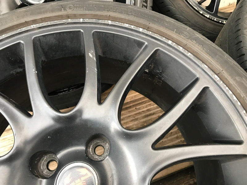 FIAT 500 ABARTH TYRE & SET 4x ALLOY WHEEL RIMS 17" 205x40x17 7J ET38