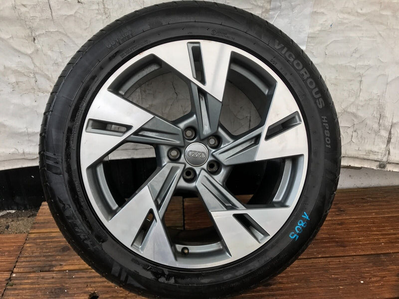 AUDI Q4 E-TRON GENUINE ALLOY WHEEL RIM 20' 9Jx20H2 ET38 & TYRE 255x50 R20