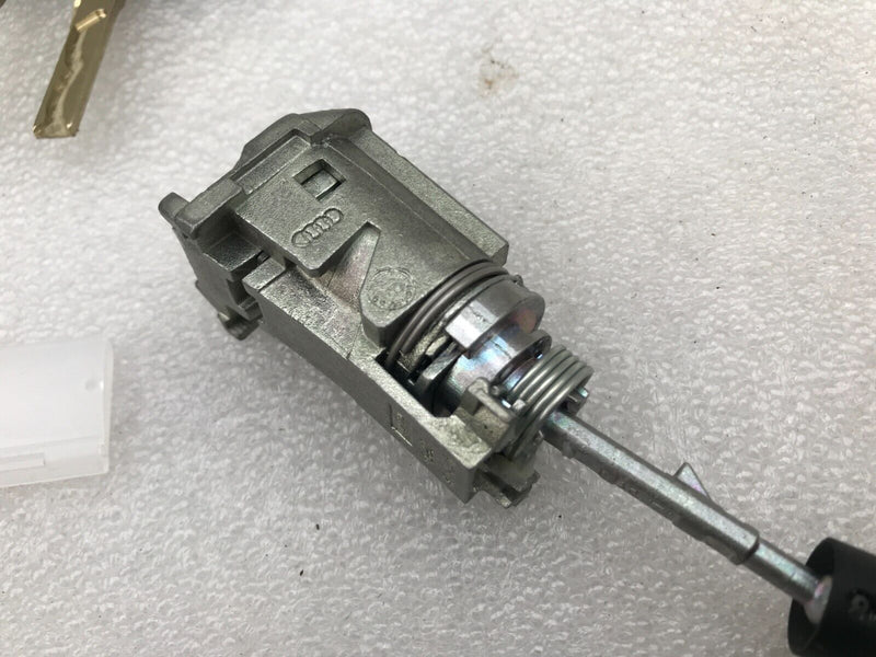 AUDI A6 C7 11-14 FRONT DOOR SET KEYS 2x LOCK INSERT KEYs CHROME COVER 4G0800375C