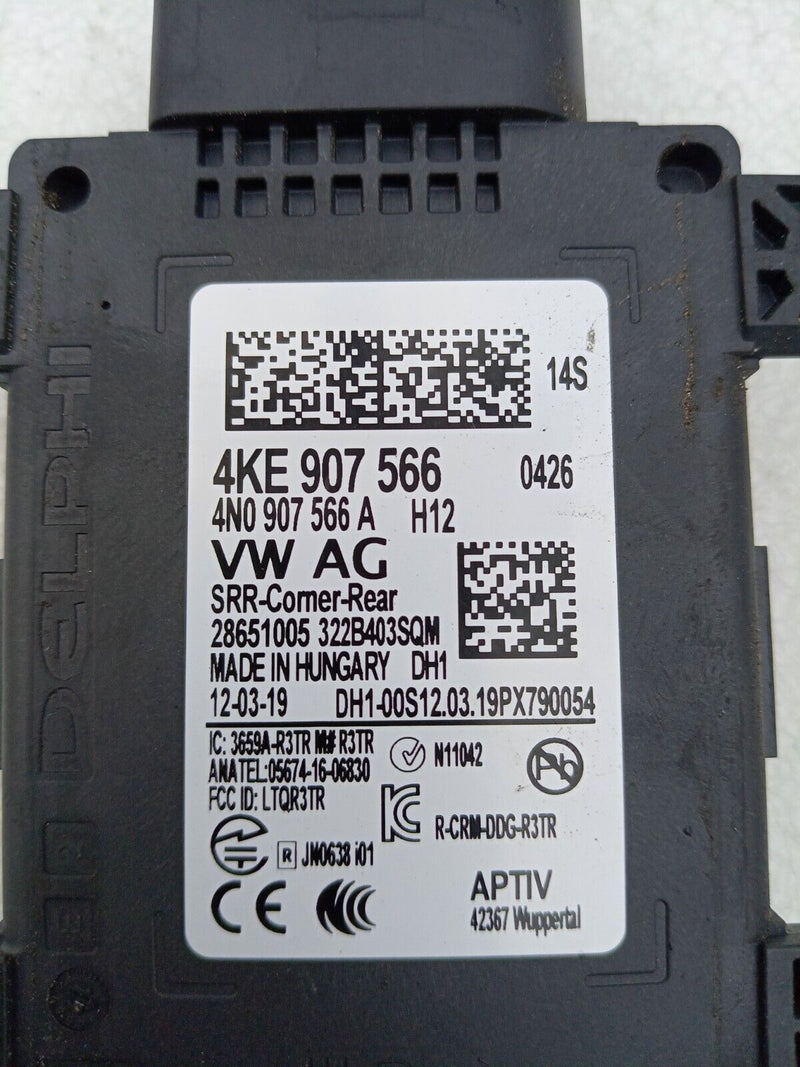 AUDI E-TRON 2018- ON REAR LANE CHANGE ASSISTANT CONTROL UNIT 4KE907566 GENUINE