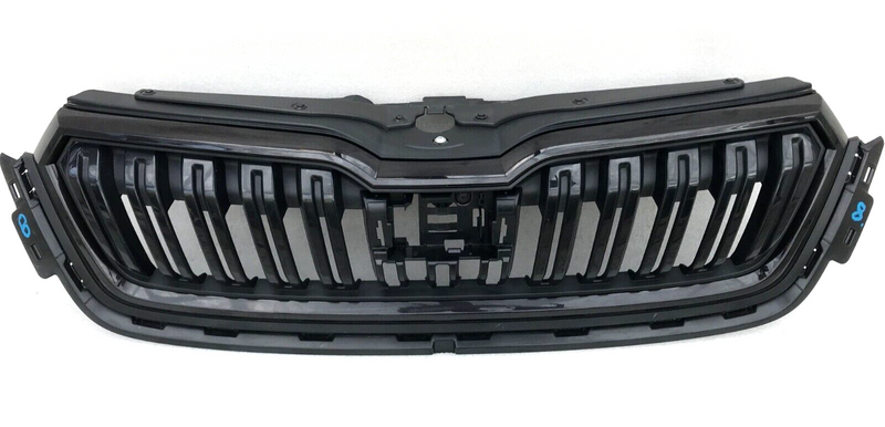 SKODA KAMIQ MONTE CARLO 19-23 FRONT BUMPER RADIATOR GRILL GRILLE & TOP COVER