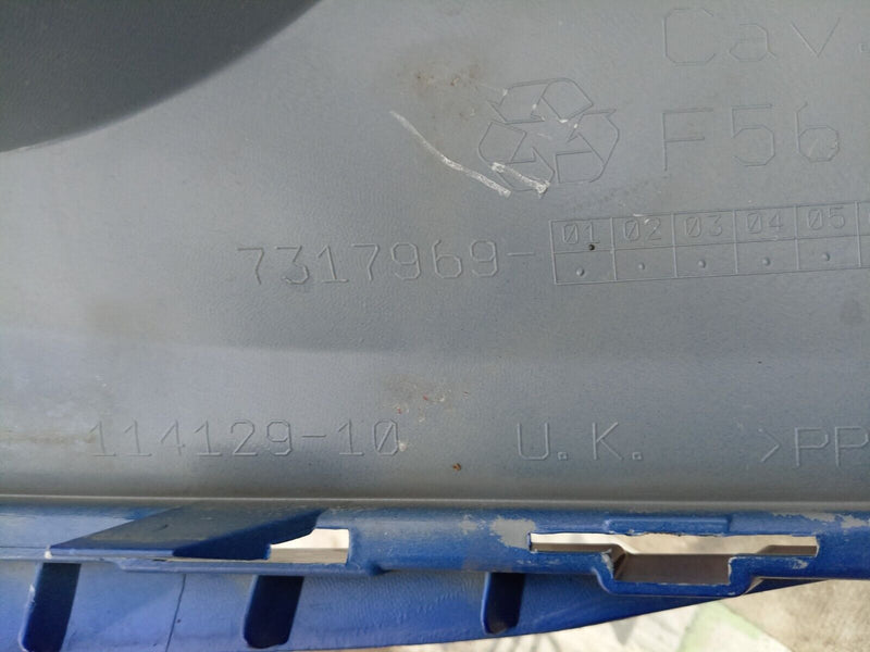 MINI COOPER ONE F56 2014-2018 FRONT BUMPER GENUINE in BLUE 7317969