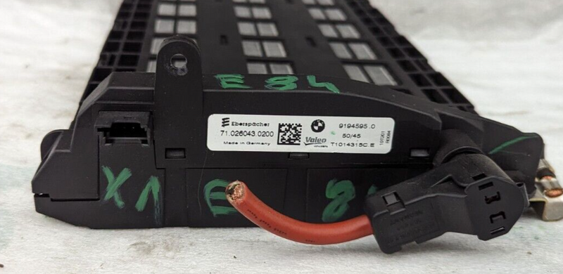 BMW X1 E84 2009-2015 INTERIOR ELECTRIC HEATING RADIATOR GENUINE 9194595