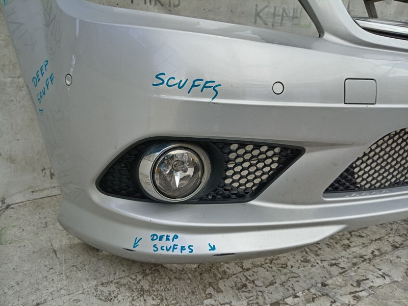MERCEDES W204 AMG SPORT 07-10 COMPLETE FRONT BUMPER 6x PDC SENSOR, GRILL