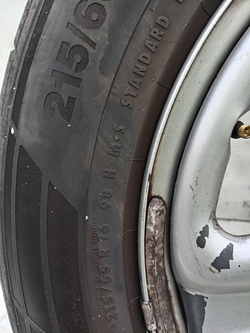 DACIA DUSTER MK1 STEEL WHEEL RIM 16' 6,5Jx16H2 ET50 & TYRE 215x65 R16