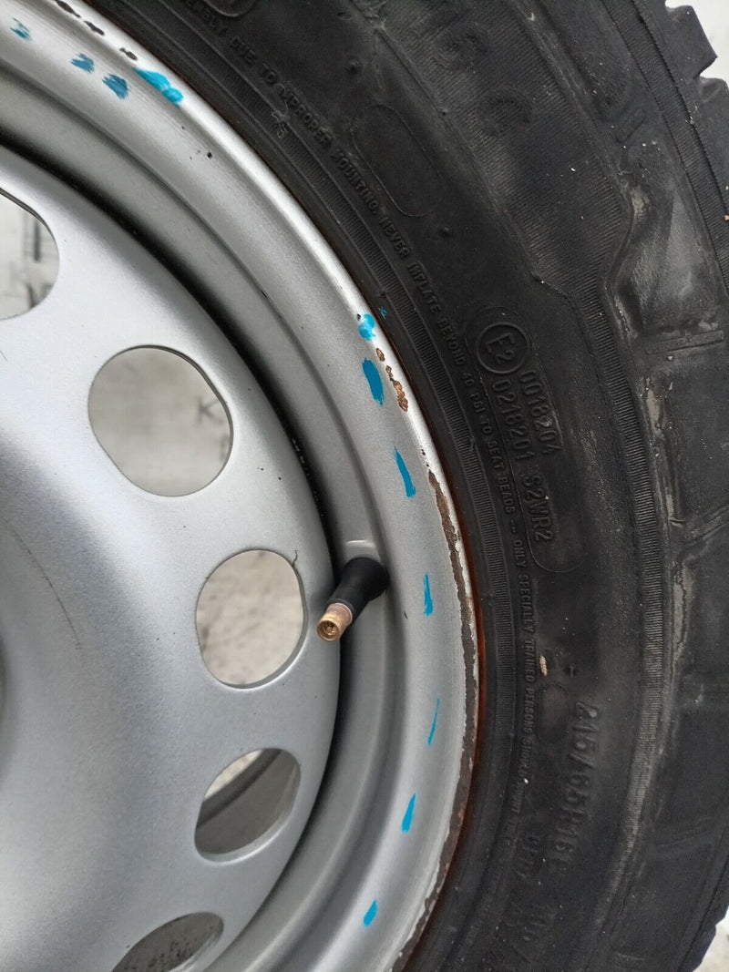 DISPATCH PROACE EXPERT STEEL WHEEL RIM 16' 7Jx16H2 ET46 & TYRE 215/65R/16C