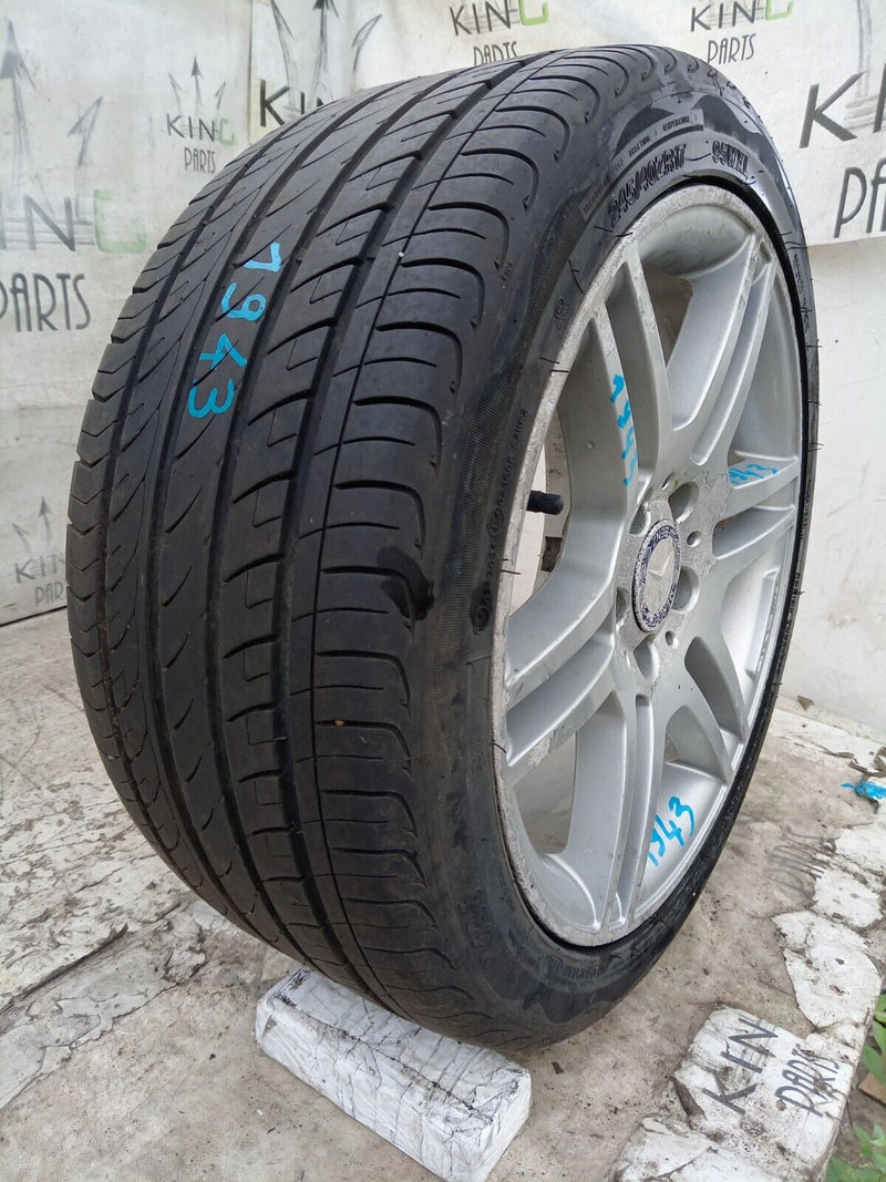 MERCEDES W204 AMG ALLOY WHEEL RIM 17" 8.5Jx17H2 ET58 & TYRE 245x40 R17