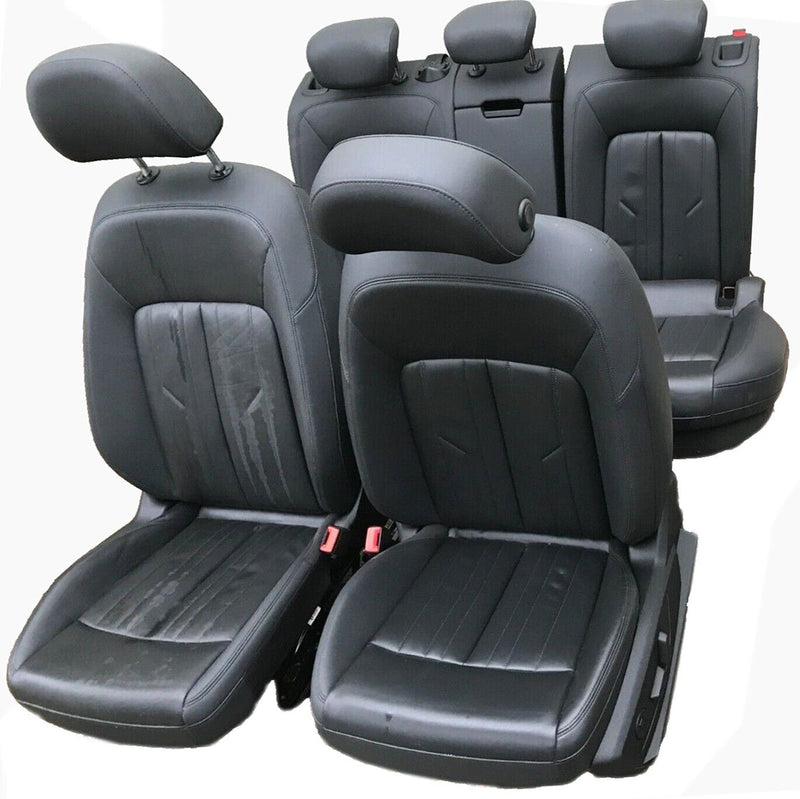 AUDI E-TRON ETRON BLACK LEATHER COMPLETE SEATS SET FRONT AND REAR SEAT
