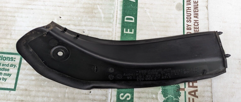 BMW 3 SERIES F30 2011-2019 REAR RIGHT O/S TAILGATE DRIP RAIL TRIM COVER 7290652