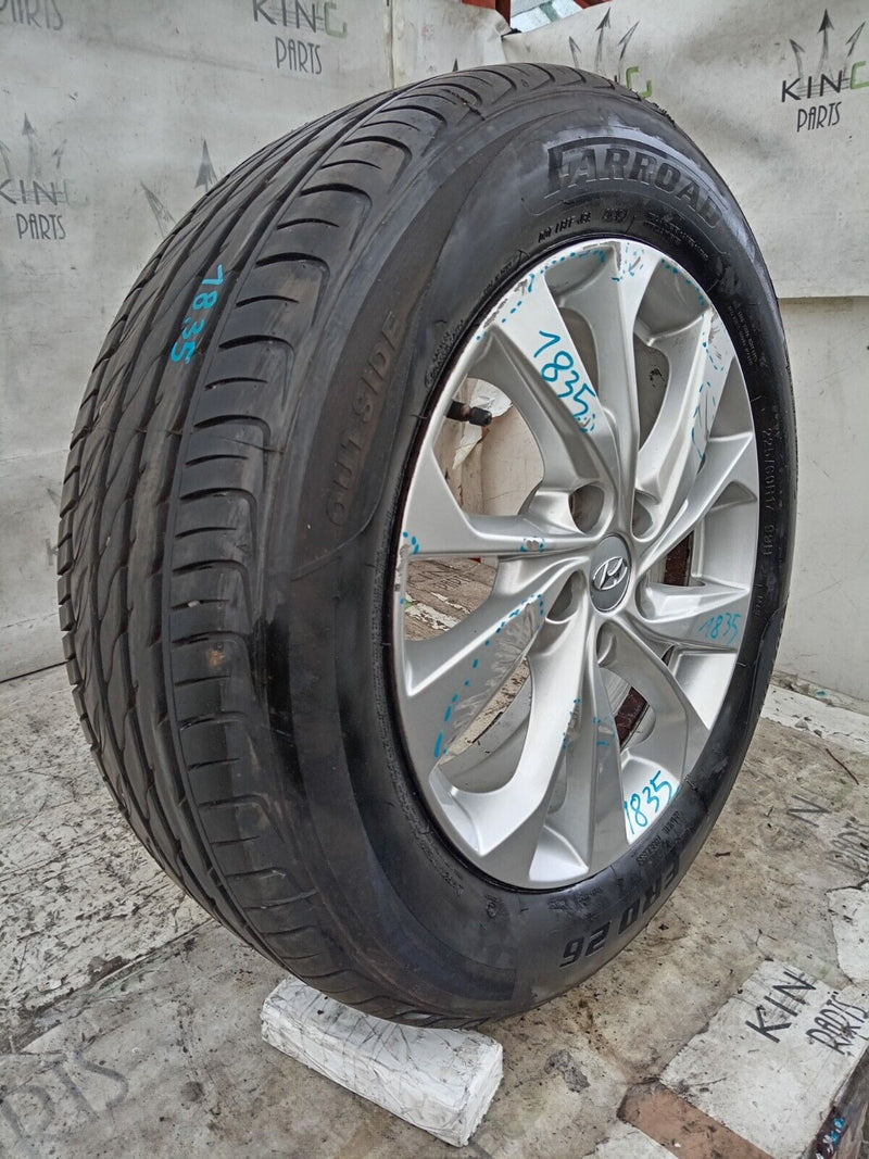 HYUNDAI TUCSON GENUINE ALLOY WHEEL RIM 17" 7Jx17H2 ET51 & TYRE 225x60 R17