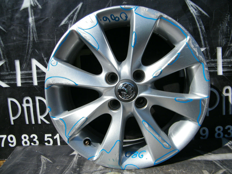OPEL VAUXHALL CORSA D GENUINE ALLOY WHEEL 16" 13374019 6Jx16 TS40 (086)