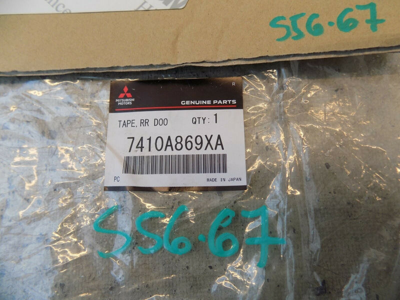 MITSUBISHI OUTLANDER 2014-18 EXTERIOR-REAR-BLACK OUT TAPE LEFT 7410A869XA