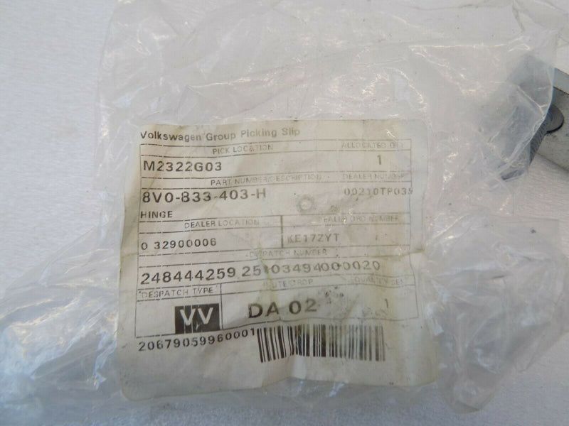 AUDI Q5 B9 80A 2016-ON FRONT LEFT DOOR HINGE 8V0833403H /S38-40