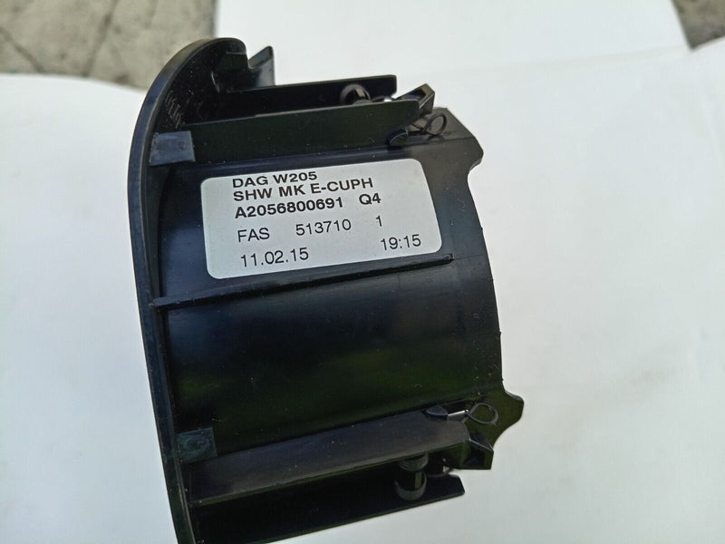 MERCEDES W205 C CLASS 2014-21 CENTRE CONSOLE DOUBLE CUP HOLDER A2056800691