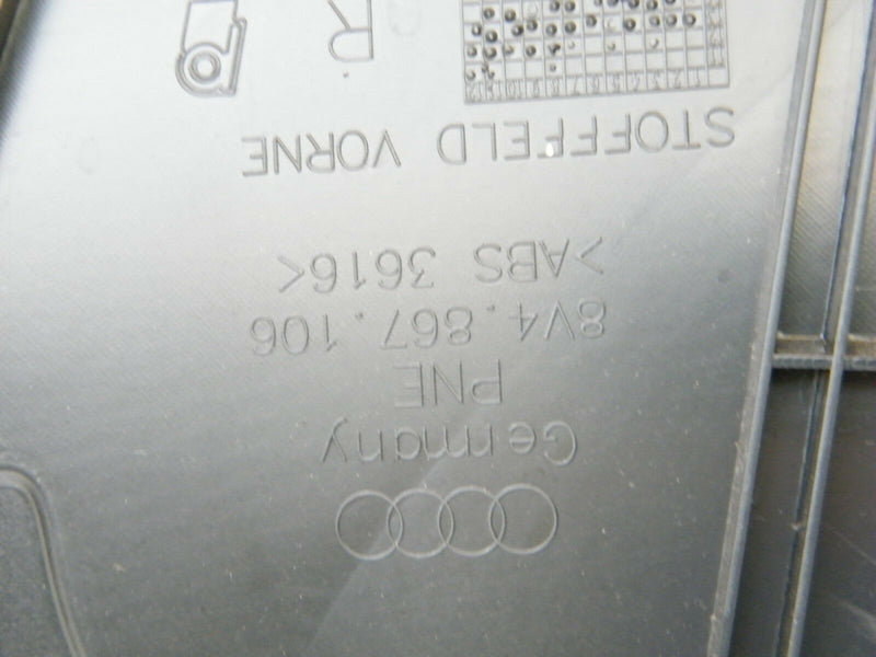 AUDI A3 8V 2012-2016 S-LINE 5DR FRONT RIGHT DOOR CARD PANEL WITH HANDLE