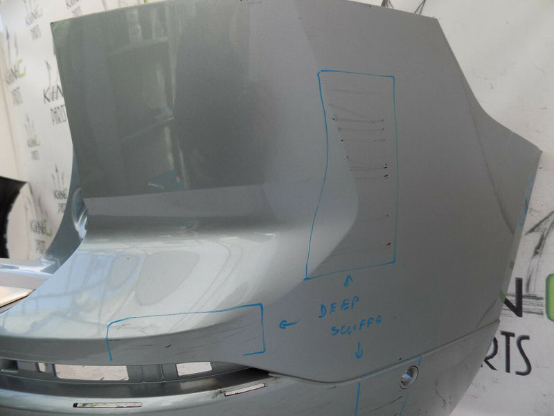 VOLVO XC60 R-DESIGN 2017-ON GREY REAR BUMPER GENUINE 6x PDC 31425198