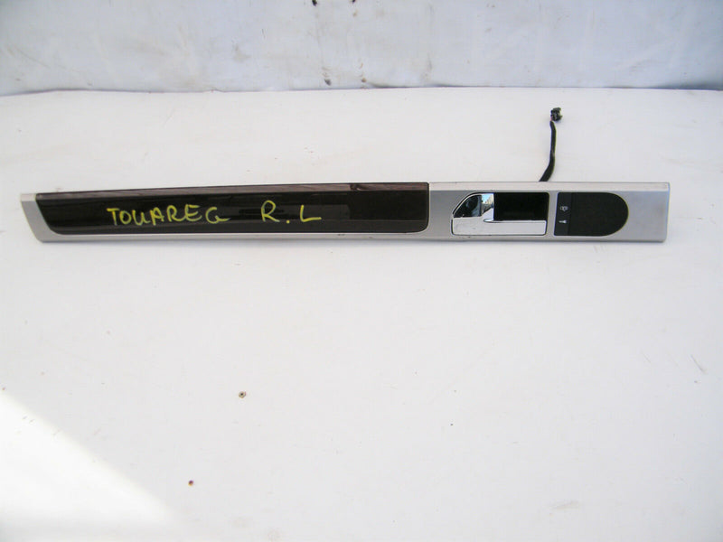 VW TOUAREG MK1 7L 02-06 REAR DOOR MOULDING TRIM PANEL HANDLE SPEAKER LEFT SIDE