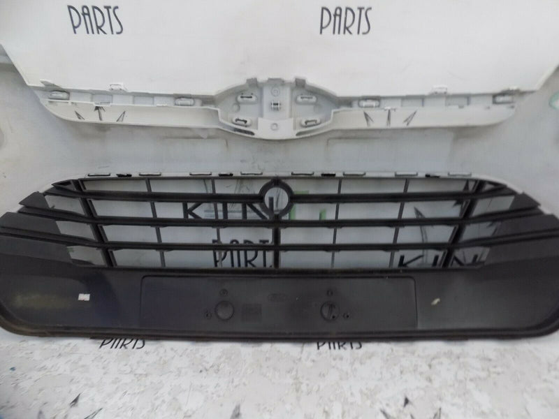 FORD TRANSIT CUSTOM 2013-ON FRONT UPPER BUMPER WHITE + GRILL BK21-17F003