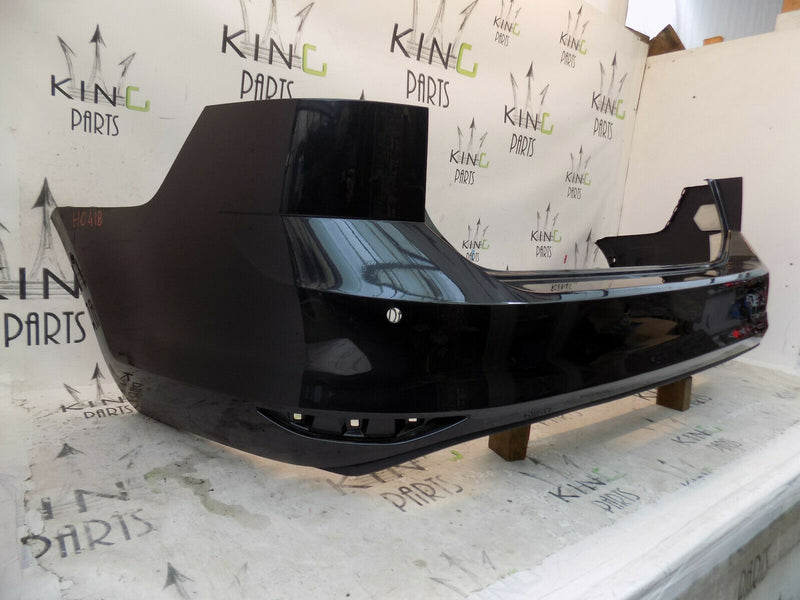 VW GOLF VII MK7 ESTATE 2014-2016 BLACK REAR BUMPER PDC GENUINE 5G9807421