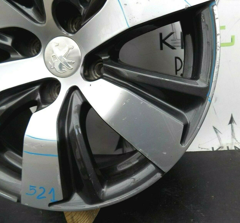 PEUGEOT 2008 6 SPOKE 16'' INCH ALLOY WHEEL RIM 6.5J  X16 CH4-20 9678398177