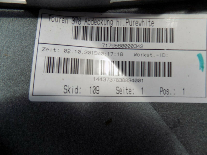 VW TOURAN II MK2 5T 2015-2018 REAR BUMPER GENUINE 4x PDC 5TA807421 A B