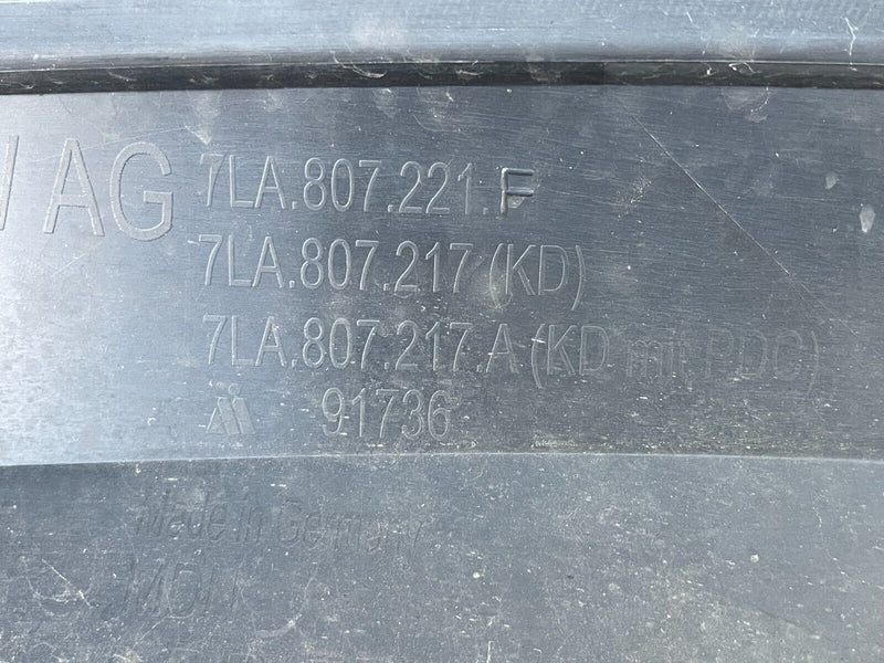 VW TRANSPORTER T6.1 2019-ON FACELIFT FRONT BUMPER GENUINE 7LA807221