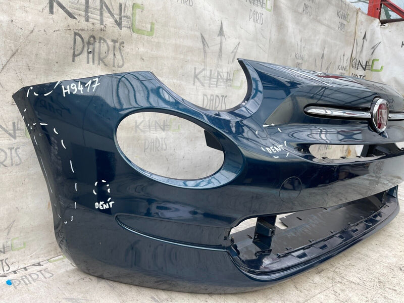 FIAT 500 LOUNGE FACELIFT 2015-23 FRONT BUMPER & TOP BADGE LOGO 735619491