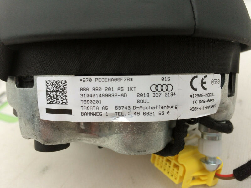 AUDI TT RS, R8 LEATHER AIR BAG DRIVER SIDE AIRBAG STEERING WHEEL 8S0880201 AS