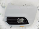 AUDI A1 2010-2014 FRONT BUMPER END CORNER LEFT WITH GRILL *PRIMED* 8X0807437