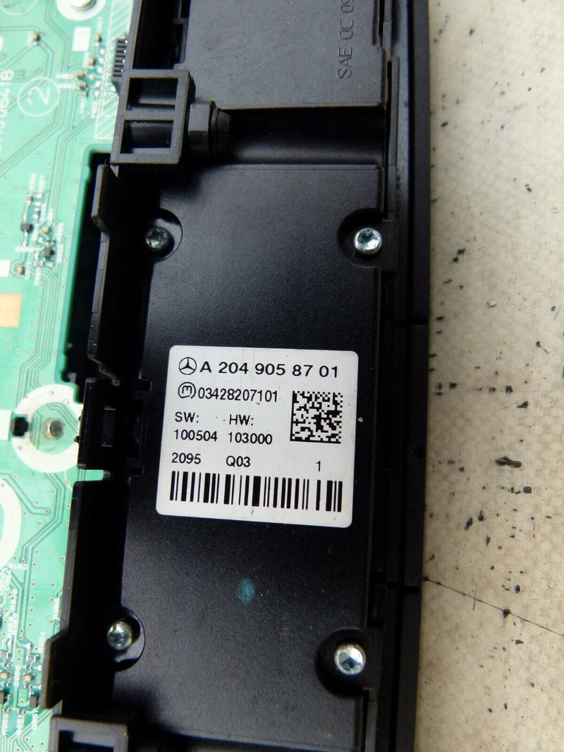 MERCEDES C W204 2007-2011 RADIO NAVI PDC SENSORS PANEL GENUINE A2049058701