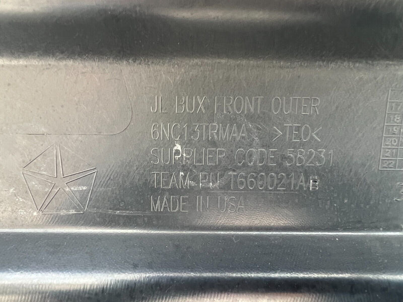JEEP WRANGLER 2018-ON FRONT BUMPER PDC GENUINE 6NC13TRMAA